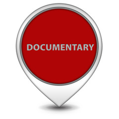 Documentary pointer icon on white background