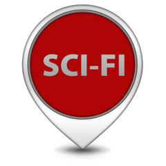 SciFi pointer icon on white background