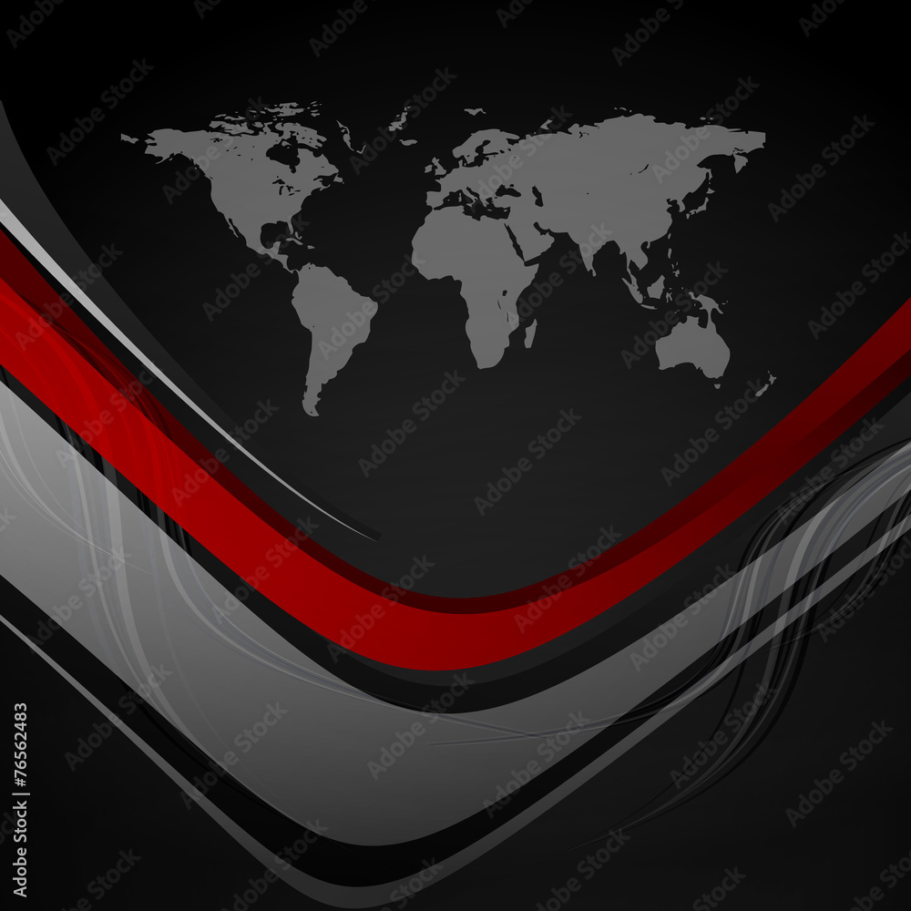 Poster vector background with wavy lines