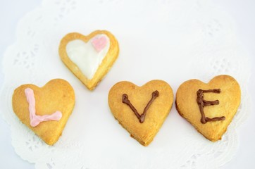 ハートのクッキー