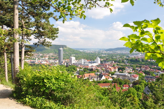 Blick auf Jena / Th&uuml;ringen