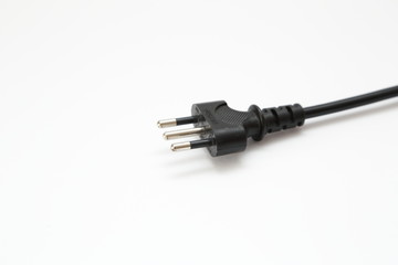 Power cord with plugs and sockets