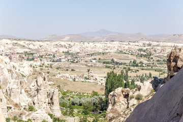 Fototapeta na wymiar Cappadocia. Mountain valley in Goreme National Park