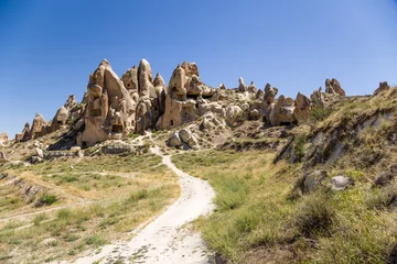 Foto op Canvas Cappadocia. Caves in the rocks in the National Park of Goreme © Valery Rokhin