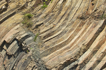 Hexagonal columns, Hong Kong Global Geopark, Hong Kong, China.