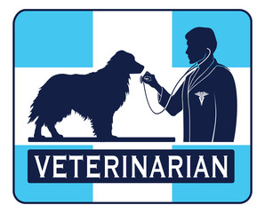 Veterinary With Dog Graphic