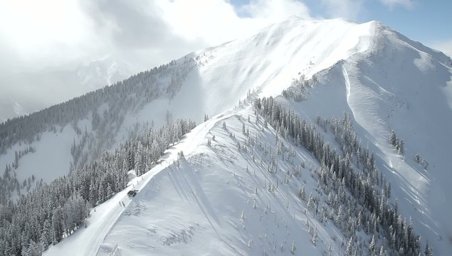 Aspen Colorado Clouds Snow Mountains