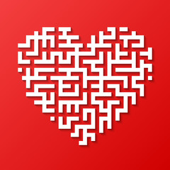 Maze heart