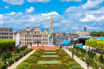 Papier Peint photo Lavable Bruxelles Cityscape of Brussels