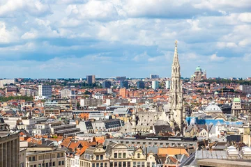 Crédence de cuisine en plexiglas Bruxelles Paysage urbain de Bruxelles