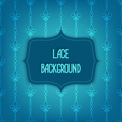lace blue background