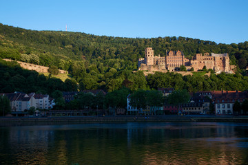 Fototapeta na wymiar Schlossberg Heidelberg