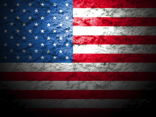 american flag grunge background - 76581000