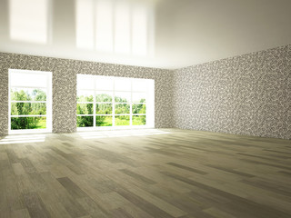 Interior of an empty room