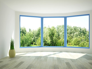 Interior of an empty room
