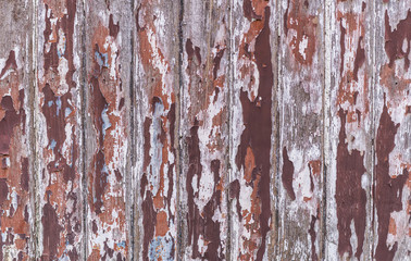 wooden planks texture with cracked color paint for background