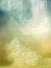 Naklejka premium Fantasy landscape