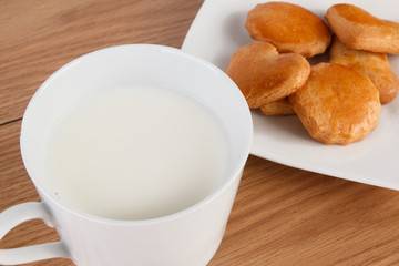 Breakfast placed on the table