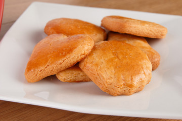 Homemade cookies with forms