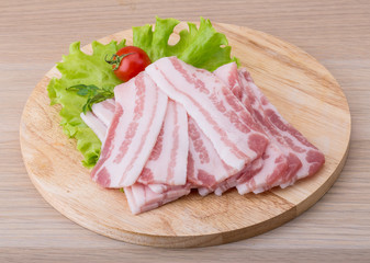 Sliced bacon