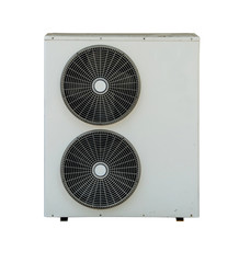 Air compressor isolate on white background