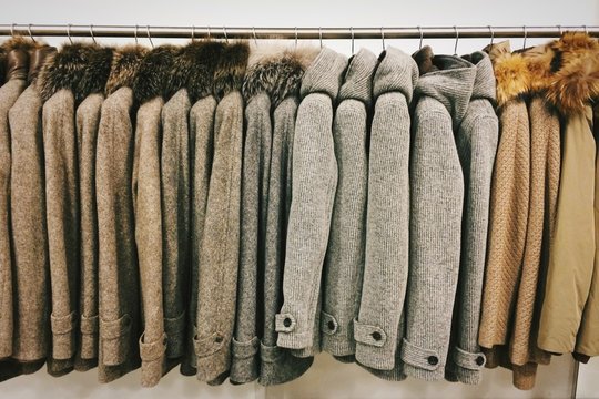 Capi d'abbigliamento appesi