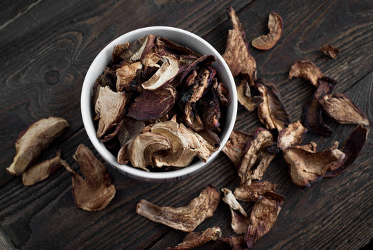 Dried porcini mushrooms