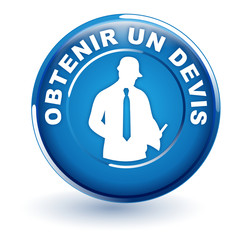 obtenir un devis travaux sur bouton bleu