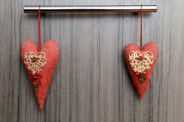 Handmade Valentines hearts