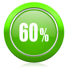 60 percent icon sale sign