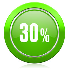 30 percent icon sale sign