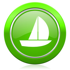 yacht icon sail sign