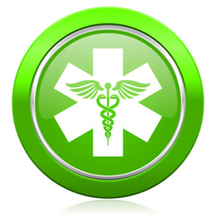 emergency icon hospital sign