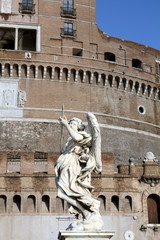 Castel Sant' Angelo and bridge  in Rome