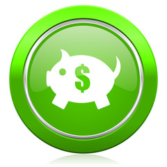 Obraz premium piggy bank icon