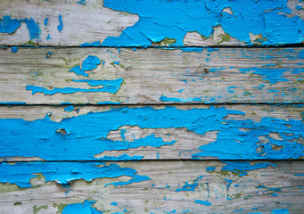 Fototapeta na wymiar Wood blue panel 