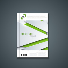 Vector flyer or banner. Brochure template design