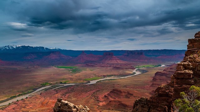 Western Landscape Utah Professor Valley Overlook Colorado River