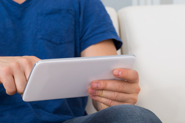 Man Holding Cellphone