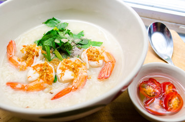 Prawn Rice Soup