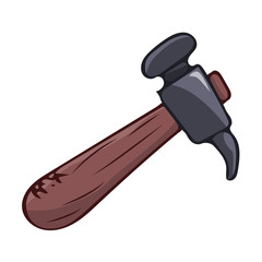 hammer isolated illustration