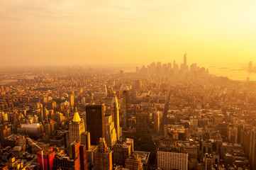 Sunset on Manhattan