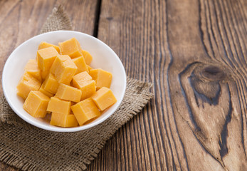Pieces of Cheddar