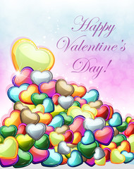 Valentines day hearts