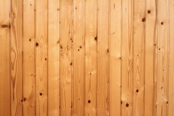 spruce boards mounted on wall