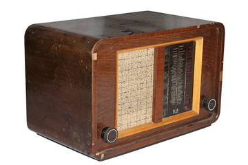 very old isolated radio