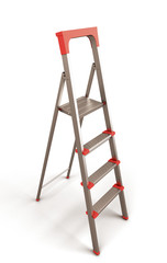 Stepladder isolated on white