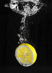 fetta di limone splash