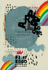 Obraz premium Воздушный шар