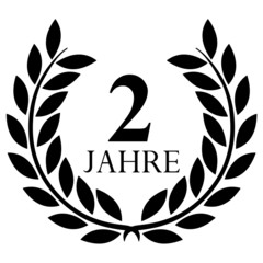 Lorbeerkranz. 2 jahre jubiläum